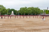 Major General's Review 2013: The officers marching back to their troops. Riding on the left is the Major of the Parade, and the Adjutant on the right. Behind them the Field Officer..
Horse Guards Parade, Westminster,
London SW1,

United Kingdom,
on 01 June 2013 at 10:41, image #170