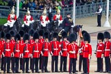 Major General's Review 2013: Leading the Royal Procession from The Mall onto Horse Guards Parade - Brigade Major Household Division Lieutenant Colonel Simon Soskin, Grenadier Guards, followed by four Troopers of The Life Guards..
Horse Guards Parade, Westminster,
London SW1,

United Kingdom,
on 01 June 2013 at 10:55, image #219