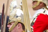 Major General's Review 2013: The Four Troopers of The Life Guards, following the Brigade Major at the head of the Royal Procession..
Horse Guards Parade, Westminster,
London SW1,

United Kingdom,
on 01 June 2013 at 10:57, image #230