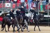 Major General's Review 2013: A two gentlemen, a Captain and Lieutenant Colonel representing Royal Colonels arrives at Horse Guards Parade..
Horse Guards Parade, Westminster,
London SW1,

United Kingdom,
on 01 June 2013 at 10:59, image #248
