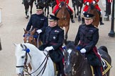 Major General's Review 2013: The Foot Guards Regimental Adjutants - Colonel T C S Bonas,Welsh Guards, Colonel T C R B Purdon, Irish Guards, and Colonel D D S A Vandeleur, Coldstream Guards..
Horse Guards Parade, Westminster,
London SW1,

United Kingdom,
on 01 June 2013 at 11:02, image #283