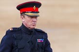 Major General's Review 2013: A Major standing in for Field Marshal the Lord Guthrie of Craigiebank..
Horse Guards Parade, Westminster,
London SW1,

United Kingdom,
on 01 June 2013 at 11:06, image #307