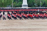 Major General's Review 2013: The Massed Band Troop begins with the slow march - the Waltz from Les Huguenots. The Field Officer, and behind him the Fist, Second Division of the Sovereign's, The Life Guards, Third and Fourth Division of the Sovereign's Escort, The Blues and Royals, can be seen on top of the image..
Horse Guards Parade, Westminster,
London SW1,

United Kingdom,
on 01 June 2013 at 11:08, image #319