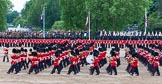 Major General's Review 2013: The Massed Band Troop - the final stages of the countermarch. No. 1 Guard, the Escort for the Colour, is to the right of the musicians. Behind them The King's Troop Royal Horse Artillery.First and Second Divisions of the Sovereign's Escort, Household Cavalry behind No.2 Guard..
Horse Guards Parade, Westminster,
London SW1,

United Kingdom,
on 01 June 2013 at 11:11, image #338