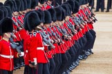 Major General's Review 2013: The men of No. 1 Guard (Escort for the Colour),1st Battalion Welsh Guards are moving into a new formation, facing the Colour Party on the other side of Horse Guards Parade..
Horse Guards Parade, Westminster,
London SW1,

United Kingdom,
on 01 June 2013 at 11:16, image #379