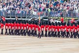 Major General's Review 2013: The Escort Tto the Colour is marching towards No.6 Guard..
Horse Guards Parade, Westminster,
London SW1,

United Kingdom,
on 01 June 2013 at 11:23, image #418