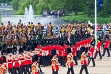 Major General's Review 2013: No. 1 Guard (Escort to the Colour),1st Battalion Welsh Guards, at the begin of the March Past..
Horse Guards Parade, Westminster,
London SW1,

United Kingdom,
on 01 June 2013 at 11:29, image #454