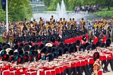 Major General's Review 2013: No. 1 Guard (Escort to the Colour),1st Battalion Welsh Guards, at the begin of the March Past..
Horse Guards Parade, Westminster,
London SW1,

United Kingdom,
on 01 June 2013 at 11:29, image #455