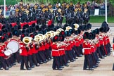 Major General's Review 2013: The Massed Bands, led by the five Drum Majors, during the March Past..
Horse Guards Parade, Westminster,
London SW1,

United Kingdom,
on 01 June 2013 at 11:30, image #458