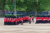 Major General's Review 2013: The March Past in Slow Time - Field Officer and Major of the Parade leading the six guards around Horse Guards Parade..
Horse Guards Parade, Westminster,
London SW1,

United Kingdom,
on 01 June 2013 at 11:30, image #462