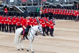 Major General's Review 2013: The Field Officer in Brigade Waiting, Lieutenant Colonel Dino Bossi, Welsh Guards, and the Major of the Parade, Major H G C Bettinson, Welsh Guards, leading the March Past..
Horse Guards Parade, Westminster,
London SW1,

United Kingdom,
on 01 June 2013 at 11:32, image #477