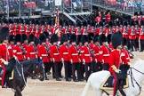 Major General's Review 2013: The Field Officer in Brigade Waiting, Lieutenant Colonel Dino Bossi, Welsh Guards, and the Major of the Parade, Major H G C Bettinson, Welsh Guards, leading the March Past..
Horse Guards Parade, Westminster,
London SW1,

United Kingdom,
on 01 June 2013 at 11:32, image #478