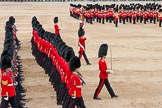 Major General's Review 2013: The March Past in Slow Time - the Ensign, Second Lieutenant Joel Dinwiddle, in front of No. 1 Guard, the Escort to the Colour..
Horse Guards Parade, Westminster,
London SW1,

United Kingdom,
on 01 June 2013 at 11:34, image #487