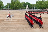 Major General's Review 2013: The March Past in Slow Time-No.6 Guard, No.7 Company, Coldstream Guards and The Adjutant of the Parade, Captain C J P Davies, Welsh Guards..
Horse Guards Parade, Westminster,
London SW1,

United Kingdom,
on 01 June 2013 at 11:36, image #512
