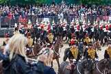 Major General's Review 2013: The Ride Past - the King's Troop Royal Horse Artillery. Behind them The First and Second Divisions of the Sovereign's Escort, The Life Guards..
Horse Guards Parade, Westminster,
London SW1,

United Kingdom,
on 01 June 2013 at 11:52, image #609