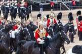 Major General's Review 2013: The First and Second Divisions of the Sovereign's Escort, The Life Guards, during the Ride Past..
Horse Guards Parade, Westminster,
London SW1,

United Kingdom,
on 01 June 2013 at 11:53, image #616