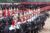 Major General's Review 2013: The First and Second Divisions of the Sovereign's Escort, The Life Guards, during the Ride Past..
Horse Guards Parade, Westminster,
London SW1,

United Kingdom,
on 01 June 2013 at 11:53, image #624