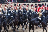 Major General's Review 2013: The Third and Forth Divisions of the Sovereign's Escort, The Blues and Royals, during the Ride Past..
Horse Guards Parade, Westminster,
London SW1,

United Kingdom,
on 01 June 2013 at 11:53, image #626