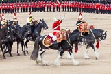 Major General's Review 2013: The two kettle drummers, about to salute Her Majesty, as the Mounted Bands are about to march off..
Horse Guards Parade, Westminster,
London SW1,

United Kingdom,
on 01 June 2013 at 11:58, image #660