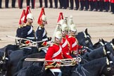 Major General's Review 2013: The Mounted Bands of the Household Cavalry are ready to leave, they follow the Hosehold Cavalry up to Horse Guards Road, where they will wait, with the Royal Horse Artillery, to march off..
Horse Guards Parade, Westminster,
London SW1,

United Kingdom,
on 01 June 2013 at 11:58, image #663
