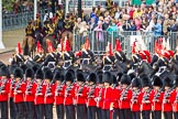 Major General's Review 2013: The King's Troop Royal Horse Artillery are marching off, some horses and guns can be seen on The Mall..
Horse Guards Parade, Westminster,
London SW1,

United Kingdom,
on 01 June 2013 at 12:01, image #677