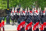 Major General's Review 2013: The six guards divisions have changed direction. Behind them, the Household Cavalry is leaving their position to march off..
Horse Guards Parade, Westminster,
London SW1,

United Kingdom,
on 01 June 2013 at 12:03, image #683