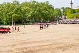 Major General's Review 2013: The March Off - the Massed Bands are leaving towards The Mall, followed by the coach that will carry HM The Queen and HRH The Duke of Kent..
Horse Guards Parade, Westminster,
London SW1,

United Kingdom,
on 01 June 2013 at 12:08, image #718