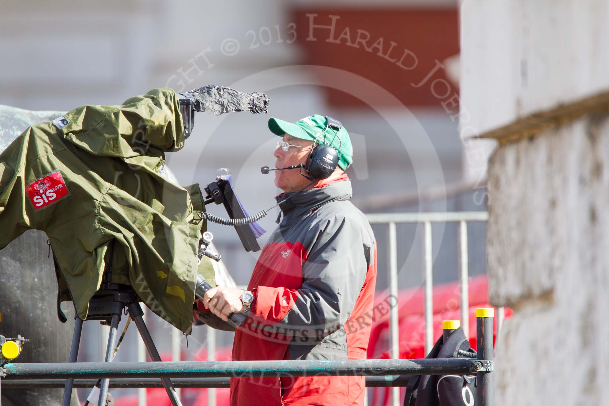 Trooping the Colour 2013: One of the BBC/SIS camera on the eastern side of Horse Guards parade. Image #7, 15 June 2013 08:46 Horse Guards Parade, London, UK