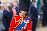 Trooping the Colour 2013: Close-up of HRH The Prince of Wales, Colonel Welsh Guards, on horseback during the Inspection of the line..
Horse Guards Parade, Westminster,
London SW1,

United Kingdom,
on 15 June 2013 at 11:02, image #307