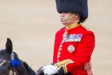 Trooping the Colour 2013: Colonel Coldstream Guards General Sir James Bucknall during the Inspection of the Line..
Horse Guards Parade, Westminster,
London SW1,

United Kingdom,
on 15 June 2013 at 11:02, image #318