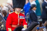 Trooping the Colour 2013: Foot Guards Regimental Adjutant Lieutenant Colonel A W Foster, Scots Guard during the Inspection of the Line..
Horse Guards Parade, Westminster,
London SW1,

United Kingdom,
on 15 June 2013 at 11:03, image #325