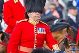 Trooping the Colour 2013: Foot Guards Regimental Adjutant Colonel T C S Bonas,Welsh Guards, during the Inspection of the Line..
Horse Guards Parade, Westminster,
London SW1,

United Kingdom,
on 15 June 2013 at 11:03, image #329