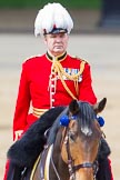 Trooping the Colour 2013: The Chief of Staff, Colonel Hugh Bodington, Welsh Guards, on horseback after the Inspection of the Line..
Horse Guards Parade, Westminster,
London SW1,

United Kingdom,
on 15 June 2013 at 11:07, image #381