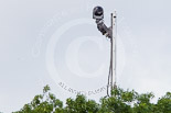Trooping the Colour 2013: A remotely operated camera looking onto Horse Guards Parade from behind the Guards Memorial. Image #4, 15 June 2013 08:38 Horse Guards Parade, London, UK