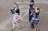 Trooping the Colour 2013 (spectators): Spectators arriving at Horse Guards Arch. Image #934, 15 June 2013 08:58