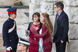 Trooping the Colour 2013 (spectators): Spectators arriving at Horse Guards Arch. Image #939, 15 June 2013 09:06