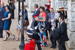 Trooping the Colour 2013 (spectators): Spectators arriving at Horse Guards Arch. Image #955, 15 June 2013 09:30