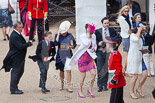 Trooping the Colour 2013 (spectators): Spectators arriving at Horse Guards Arch. Image #962, 15 June 2013 09:39