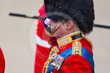Trooping the Colour 2013: HRH The Duke of Kent, Colonel Scots Guards, while the National Anthem is played. Image #296, 15 June 2013 11:00 Horse Guards Parade, London, UK