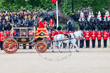 Trooping the Colour 2013: HM The Queen in the Glass Coach during the Inspection of the Line. Image #332, 15 June 2013 11:03 Horse Guards Parade, London, UK