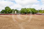Trooping the Colour 2013: An wide angle overview of Horse Guards Parade during the Inspection of the Line. Image #334, 15 June 2013 11:04 Horse Guards Parade, London, UK