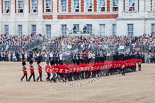 Trooping the Colour 2013: The Escort Tto the Colour performing a 90-degree-turn. Image #481, 15 June 2013 11:24 Horse Guards Parade, London, UK