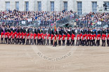 Trooping the Colour 2013: The Escort Tto the Colour is marching towards No.6 Guard, to begin the trooping the Colour through the ranks. Image #483, 15 June 2013 11:24 Horse Guards Parade, London, UK