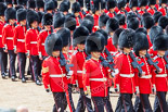 Trooping the Colour 2013: No. 4 Guard, Nijmegen Company Grenadier Guards, during the March Past, in front Company Sergeant Major H L Lawn. Image #546, 15 June 2013 11:37 Horse Guards Parade, London, UK