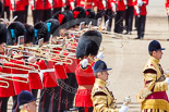 Trooping the Colour 2013: The Senior Director of Music, Lieutenant Colonel S C Barnwell, Welsh Guards, conducting. Image #760, 15 June 2013 12:02 Horse Guards Parade, London, UK