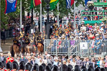 Trooping the Colour 2013: The King's Troop Royal Horse Artillery are waiting on Horse Guards Road to march off via The Mall. Image #763, 15 June 2013 12:03 Horse Guards Parade, London, UK