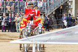 Trooping the Colour 2013: The Glass Coach is brought back onto Horse Guards Parade to take HM The Queen and HRH The Duke of Kent back to Buckingham Paace. Image #797, 15 June 2013 12:08 Horse Guards Parade, London, UK