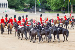 Trooping the Colour 2013: The March Off - the "second half" of the Royal Procession following the guards divisions. Image #857, 15 June 2013 12:13 Horse Guards Parade, London, UK