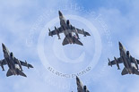 Trooping the Colour 2013: The RAF Flypast - four Tornado GR4 in a diamond formation. Image #896, 15 June 2013 13:00 Horse Guards Parade, London, UK