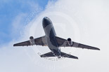 Trooping the Colour 2013: The RAF Flypast - Tristar and VC-10, here the Tristar. Image #914, 15 June 2013 13:02 Horse Guards Parade, London, UK